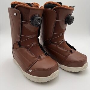K2 Haven Brown BOA Snowboard Boots Womens 6.5 Intuition Liner B200302402